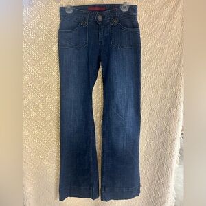 Banana Republic Dark Blue Flare Jeans
